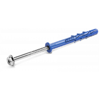 Kołek ramowy z kołnierzem R-FF1 10x140mm z wkrętem z łbem sześciokątnym i TORX 4szt. RAWLPLUG (R-S3-FF1N10K140/4)